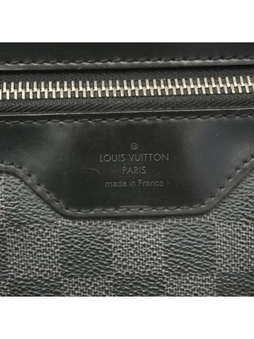 Louis Vuitton Shoulder Bag Damier Graphite Daniel MM Black Gray